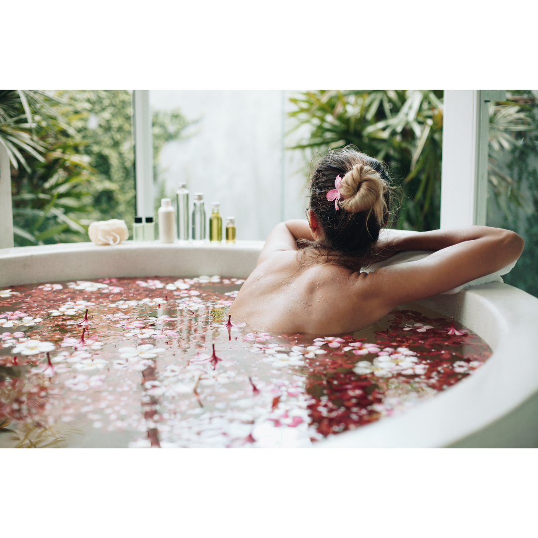 Floral-Tea Baths: Cortisol & Stress Healing the Gentle Way 🌸🛁