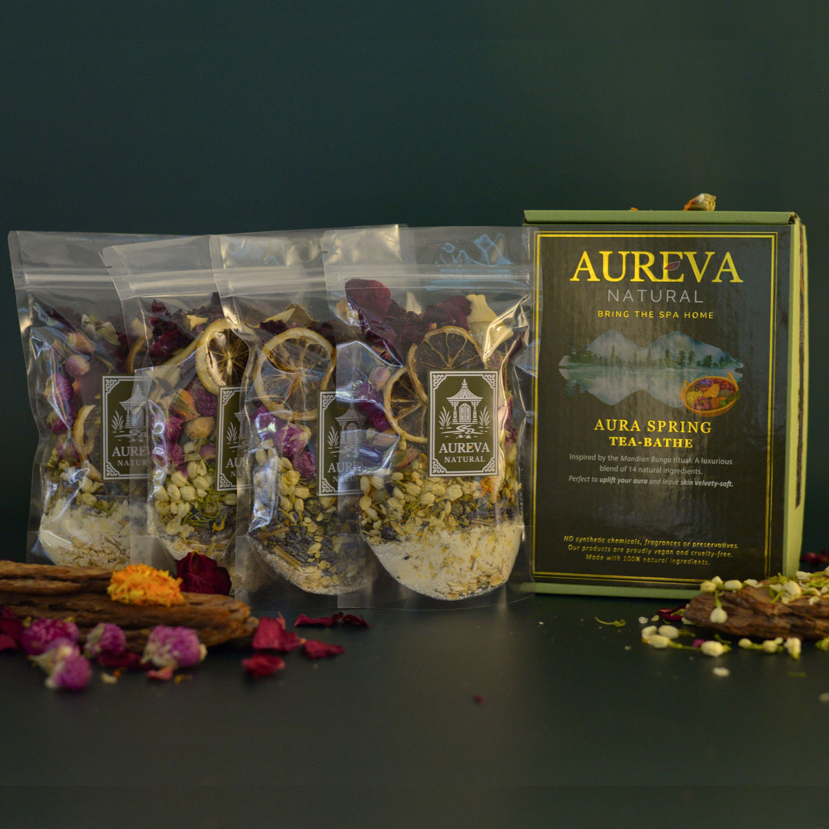 🌸 Aura Springs Tea Bath — Uplift Aura & More Gradient Skin
