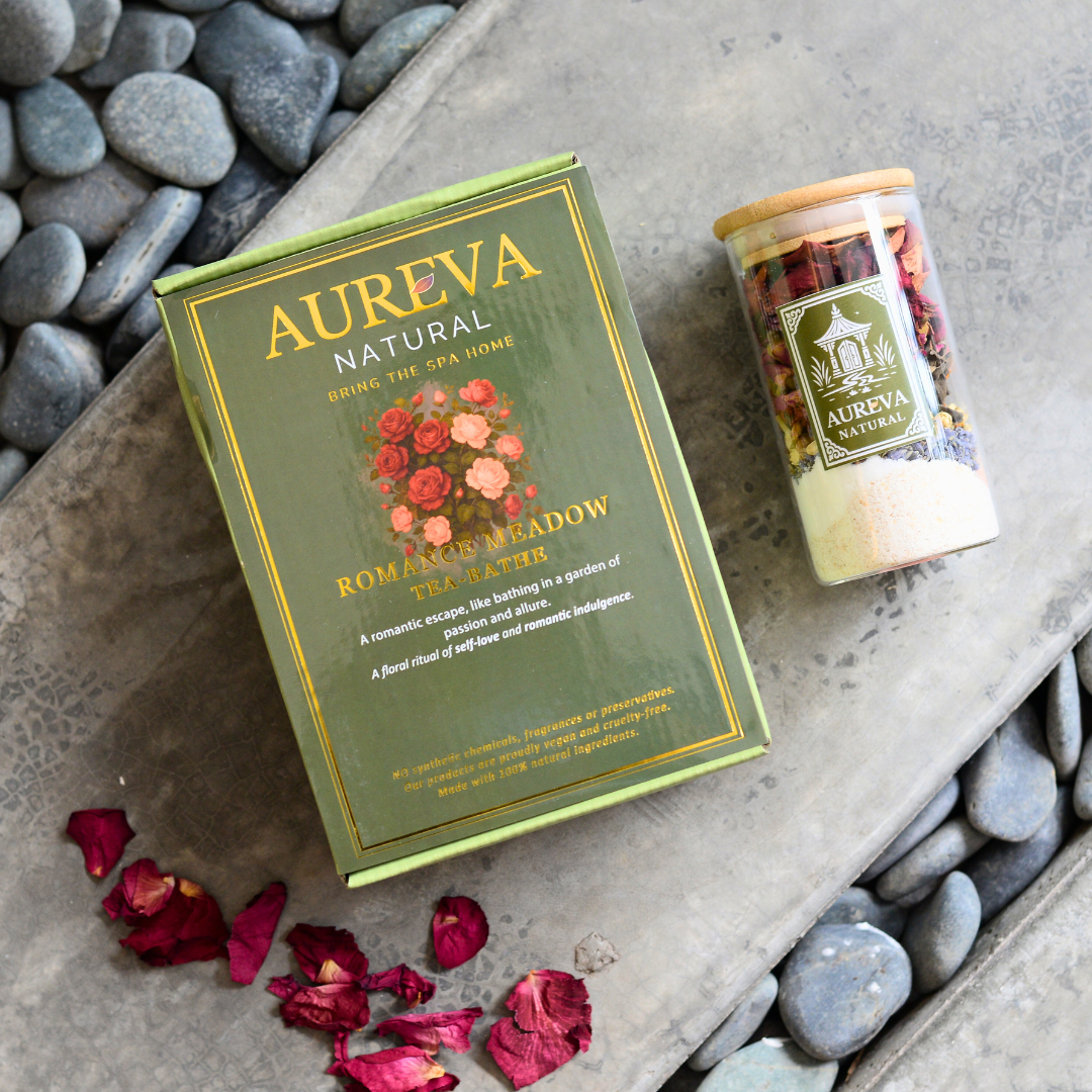 🩷 Romance Meadow Tea Bath — Self-Love & Romantic Indulgence